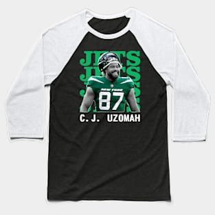 New York Jets C.J. Uzomah 87 Baseball T-Shirt